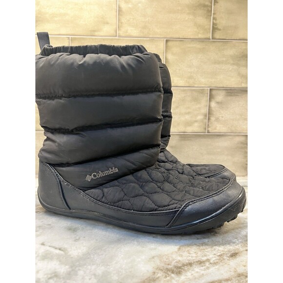 Columbia Minx Slip IV Women's Size 12 Eur 43 Snow Boot Insulated Black Boots - Picture 1 of 7